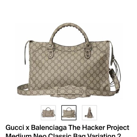 Gucci x Balenciaga Bag NWT & box & dust bag! - Picture 7 of 13